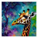 Suche nach lila giraffe poster Grün