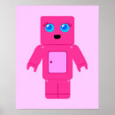 Suche nach roboter für kinder poster Rosa