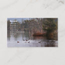 Suche nach enten visitenkarten See