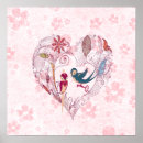 Suche nach niedlicher vogel poster Herz