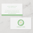 Suche nach blumenlogo visitenkarten Grün