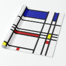 Suche nach mondrian geschenkpapier Rot