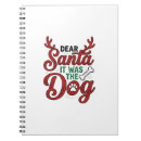 Suche nach weihnachtsmann kleine notizbücher Hund