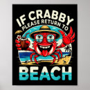 Suche nach lustige krabbe poster Strand