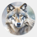 Suche nach wolf im schnee aufkleber Wild