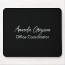 Suche nach und weißes monogramm mousepads Schwarz weiß
