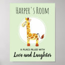 Suche nach giraffe kinderzimmer poster Safari