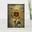 Suche nach sonnenblumen aquarell karten Rückgang