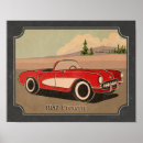 Suche nach corvette poster Vintag
