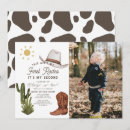 Suche nach my first birthday einladungen Cowboy