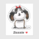 Suche nach shih tzu hund aufkleber Lustig
