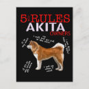 Suche nach akita inu postkarten Dog