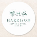 Suche nach hochzeitsmonogramm untersetzer Elegant