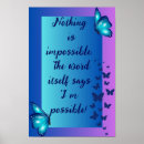 Suche nach nichts ist unmöglich poster Motivation
