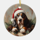 Suche nach basset ornamente Weihnachtsmannmütze