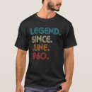 Suche nach legende seit 1960 tshirts Retro