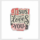Suche nach jesus liebt dich aufkleber Christentum