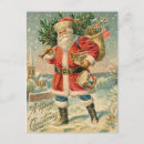 Suche nach vintage santa postkarten Weihnachtsbaum