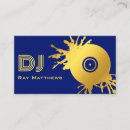 Suche nach dj musik visitenkarten Gold