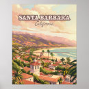 Suche nach santa barbara poster Vintag