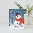 Suche nach roter schal postkarten Schneemann