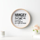 Suche nach sehr hungrig poster wanduhren Hunger