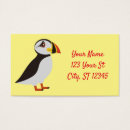 Suche nach seevogel visitenkarten Puffin