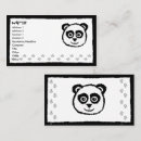 Suche nach panda visitenkarten Niedlich