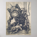 Suche nach linocut poster Vintag