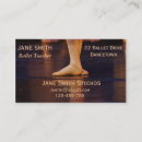 Suche nach klassisches ballett visitenkarten Ballettlehrer