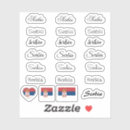 Suche nach serbisch aufkleber Serbische flagge