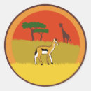 Suche nach gazellen aufkleber Safari