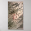 Suche nach liebe abstrakt poster Schwarz