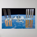 Suche nach raumstationen poster Space station