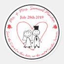 Suche nach strichmännchen aufkleber Bräutigam