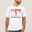 Suche nach großer reiher tshirts Blau