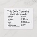 Suche nach bestandteil visitenkarten Koch