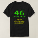 Suche nach 46 geburtstag tshirts Spaß