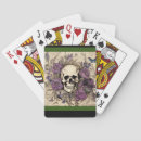 Suche nach vintage halloweens spielkarten Schädel