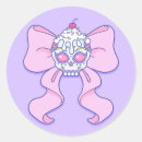 Suche nach sugar skull aufkleber Lila