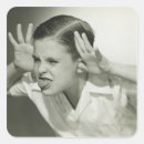 Suche nach weißes gesicht aufkleber Vintag