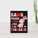 Suche nach rawr dinosaurier postkarten Romantik