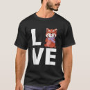 Suche nach roter panda tshirts Fakten über rote pandas