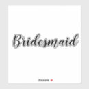 Suche nach bridesmaid aufkleber Namensaufkleber