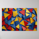 Suche nach dreieck poster Blau