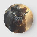 Suche nach der panther poster wanduhren Schwarzpanther