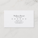 Suche nach marie visitenkarten Elegant