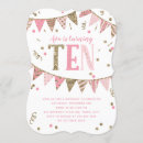 Suche nach zehnter geburtstag einladungen Girl