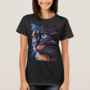 Suche nach abstrakte katze tshirts Bunt