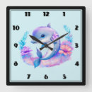 Suche nach delfin wanduhren Unter dem meer